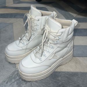 Windsor smith white boots size 6